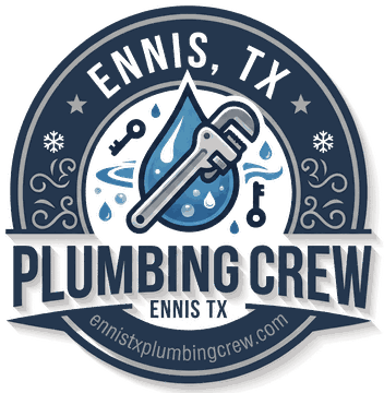 Ennis TX Plumbing Crew logo, service areas near Ennis, TX
